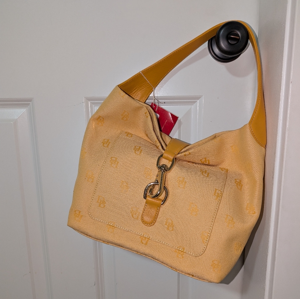 Yellow Dooney & Bourke purse
